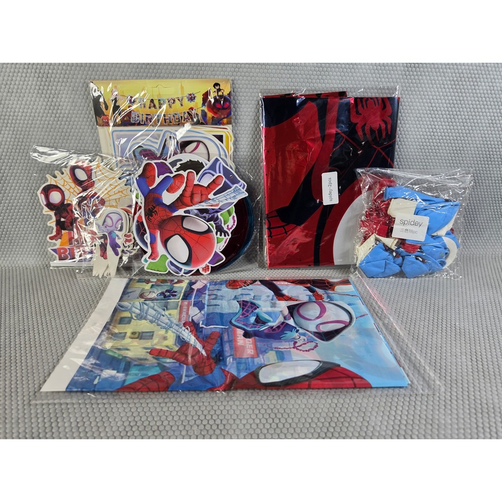 Spidey and His Amazing Friends Birthday Party Supplies Decorations Set 53pc